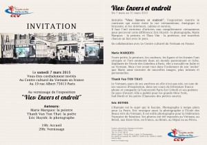 profil des artistes affiche expo CCVF