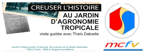 Visite guidée du Jardin d’Agronomie Tropicale avec le MCFV